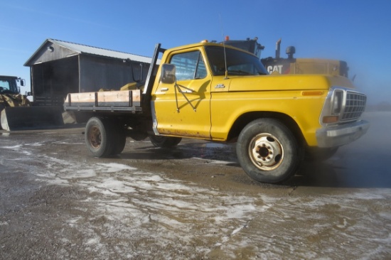 1979 Ford F 350 1-Ton Dually Pickup, VIN F375PFE1982, 400 HP Motor, 4 Speed  Manual Transmission, 54