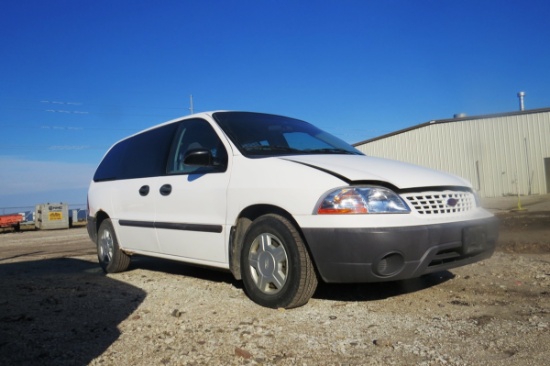 2001 Ford Windstar Mini Van, VIN 2FTZA54441BB21791, 3.8 Liter Gas Engine, Automatic Transmission, 57