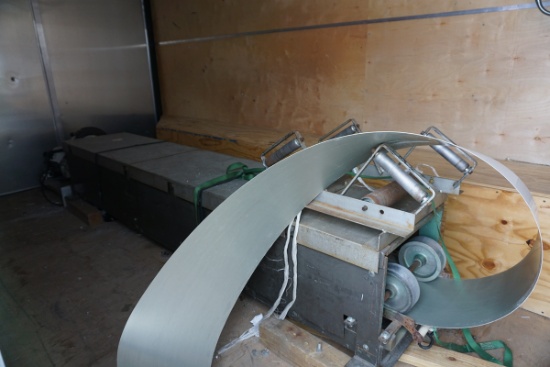 Gutter Maker, Inc 5" Gutter Machine, Steel Drums & Rollers.