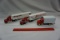 (2) Ertl 1/64th Scale Diecast Metal Truck and Trailer Combos (Snap-on) & (1