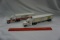 (2) Ertl Diecast Metal 1/64th Scale Truck and Trailer Combo (Pioneer & Agsc