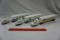 (3) Ertl Diecast Metal 1/64th Scale Truck and Trailer Combos (The Emerging