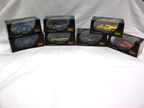 (7) IXO 1:43 Scale Model in Display Boxes, Renault, Ford MKIV,Made in China