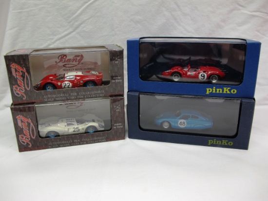 (2) Bang (2) Pinko  1:43 Scale Models in Boxes, Ferrari, Maserati, DB-Panha