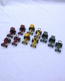 (11) Ertl 1/64 Scale White-American Tractors.