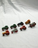 (8) 1/64 Scale Tractors-Heider, Huber, Case, & Titan.