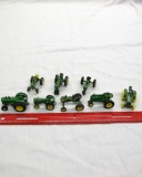 (8) John Deere Antique Tractors.