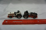 Diecast 1/64th Scale Case Pulling Tractors 