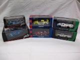 (2) GTS, (2) Action, (2) Eligor 1:43 Scale Models in Boxes, Matra, Corvette