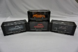(4) Pauls Model Art Mini Champs Die Cast Metal 1:43 Scale Cars: (2) Volvo P