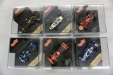 (6) Quartzo Model 1:43 Scale in Boxes- March; Tyrrell;Honda;Lotus; Tyrrell;