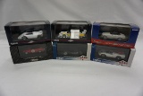 (6) Ebbro Die Cast Metal 1:43 Scale Model Cars: Datsun Roadster 2000, Nissa