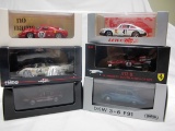 (6) Various Brands 1:43 Scale Models in Boxes Porsche, Saab Sonett III, Aud