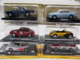 (6) Various Brands 1:43 Scale Models - Coupe, Saab 96V4, Toyota, Datsun, Re