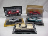 (5) 1:43 Scale Models-Maserati, Ford, Oldsmobile, Fiat & Alpine.