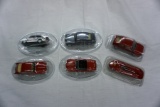 (6) Solido 1:43 Scale Models - (2) Fiat Abrath, Alfa Romeo, Aurelia, Alfasu
