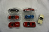 (7) Various Brands 1:43 Scale Models (No Boxes) - Ferrari, Lancia, Fiat, Al