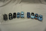 (9) Various Brands 1:43 Scale Models (No Boxes)
