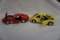(2) Die Cast Metal 1/24 Scale Cars: Burago Volkswagen Beetle (Made in Italy
