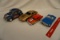 (4) Various Plastic Cars.