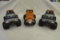 (3) Playskool 4x4 Trucks.