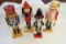 (4) Wooden Nutcrackers.