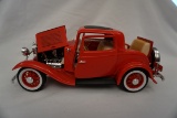 Road Legends Die Cast Metal 1/18 Scale 1932 Ford 3-Window Coupe (No Box).