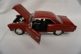 Ertl Die Cast Metal 1/18 Scale 1966 Chevy Nova (No Box).