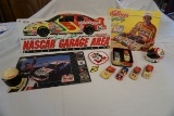 Various Kellogg's Racing Items - Helmets, Signs, 1/64 Scale Cars, Patch, et