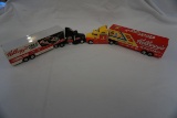 Pair of Racing Champions 1/64 Scale Kellogg's Racing Truck & Trailer Combos