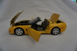 Burago Die Cast Metal 1/18 Scale 1997 Chevrolet Corvette CS (Made in Italy)