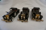 (3) 1931 Roadster Radio Cars.