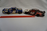 (2) Die Cast Metal Race Cars - Action Napa Auto Parts Truck & Hot Wheels Mo