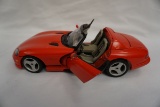 Burago Die Cast Metal 1/18 Scale Dodge Viper RT10 Convertible (Made in Ital