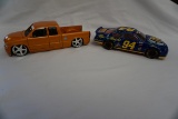 Jada Toys Die Cast Metal 1/24 Scale 2002 Chevrolet Silverado Pickup-Windshi