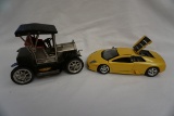 Die Cast Metal Radio Car & Maisto Die Cast Metal 1/24 Scale Lamborghini (No