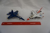 (2) Die Cast Metal Airplanes - U.S. Air Force & U.S. Navy.