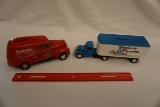 Ertl Die Cast Metal Banks - Budweiser Delivery Van & Telephone Pioneers Ame