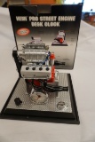 Snap-On 1:6 Scale Replica of a Hemi Pro Street Racing Engine Desk Clock wit