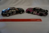 (2) Die Cast Metal Nascar Race Cars (No Boxes).