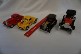 (4) Die Cast Metal Cars: 1:32 Scale.