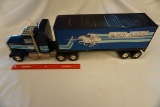 Nylint Toys Metal Truck & Trailer Combo - Silver Knight Express.
