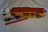 Ertl Truck Tractor & Nylint Car Hauler Trailer.