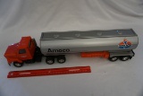 Ertl Metal Truck & Tanker Trailer Combo - Amoco.