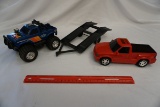 Ford Off Road Battery Operated Truck & Truck & Trailer Combo.