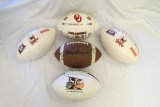 (5) Football's: 2002 & 2003 Nebraska Rose Bowl's.