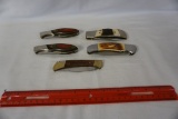 (5) Pocket Knives (All 1 $).