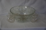 Lexington Crystal Punch Bowl Set.