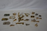 Lot of Misc: Pocket Watch, Money Clips, Tie Clips, Cuff Links.