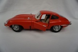 Burago Die Cast Metal 1/18 Scale 1961 Jaguar E (Made in Italy) (No Box).